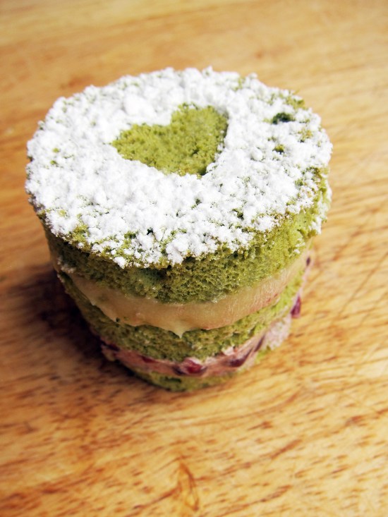 Mini Green Tea Cake 3