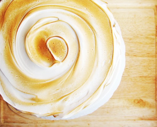 Toasted Marshmallow Caramel Banana Cake with Cheesecake Frosting 4