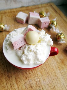 Coconut White Hot Chocolate 1