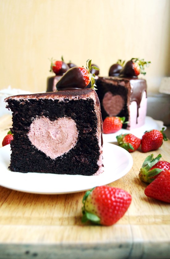 Chocolate Covered Strawberry Cake  3