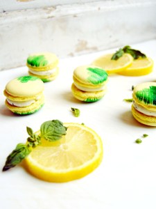 Lemon Basil Macarons 3