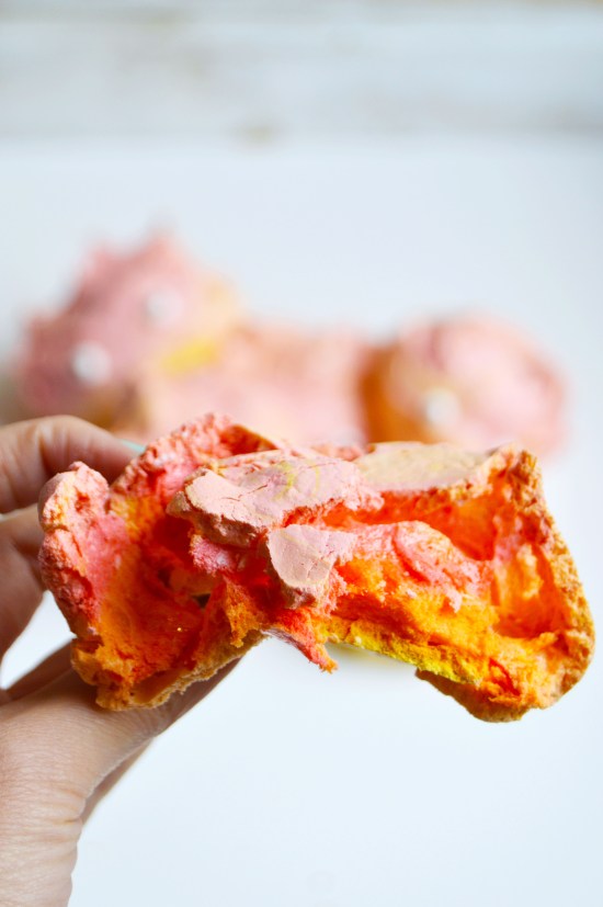 inside meringue cookie