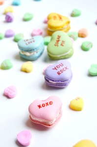 valentines day macarons