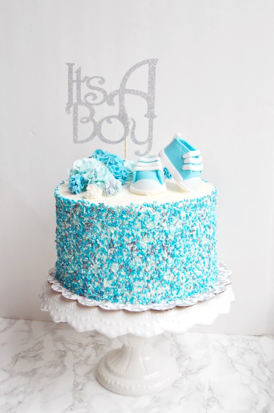 it's a boy cake