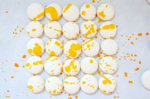 Jackson Pollock Macarons