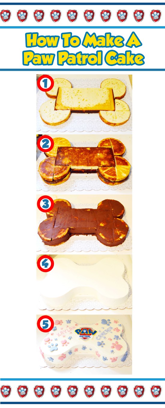 how to make a paw patrol cake