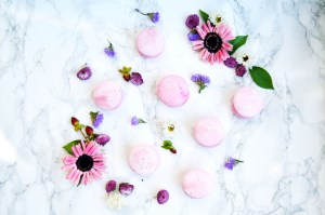 Raspberry Rosé Macarons