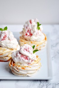 Grapefruit Pavlova with Grapefruit Mousse