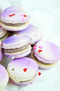 Okinawan Sweet Potato Macarons