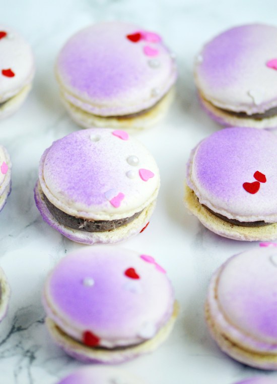 Okinawan Sweet Potato Macarons