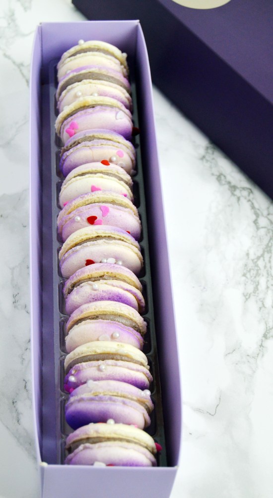 Okinawan Sweet Potato Macarons